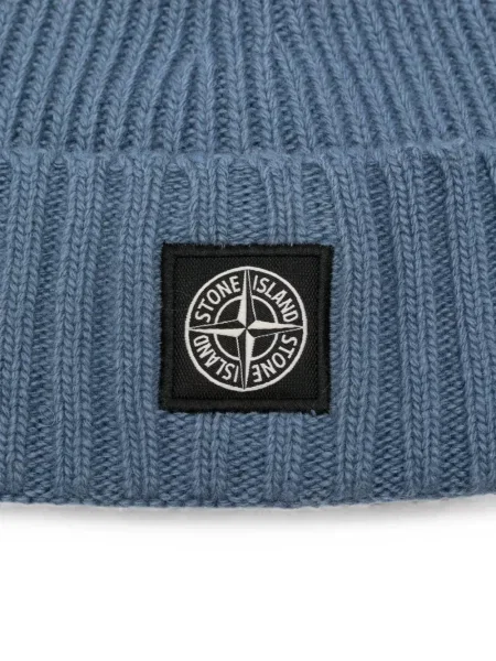 Czapka dziecięca Stone Island niebieska