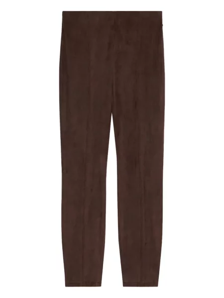 Pantaloni Pennyblack din piele de căprioară maro