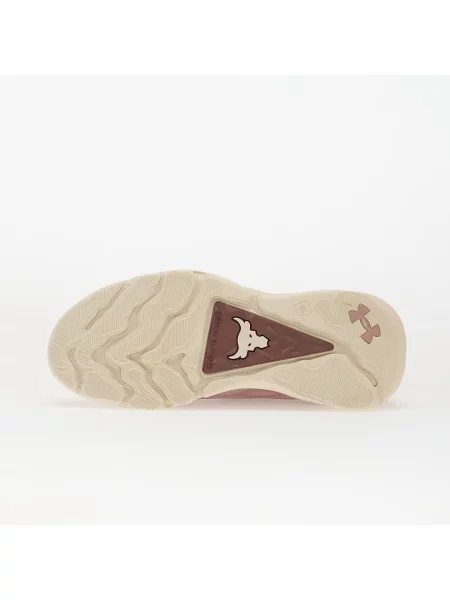 Полуотворени обувки Under Armour розово
