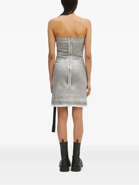 Κοστούμι μίντι φόρεμα Rick Owens Drkshdw με μήκος μέχρι το γόνατο γκρι