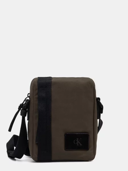 Platno torba Calvin Klein zelena
