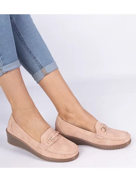 Loaferke D/ceo s polno peto roza