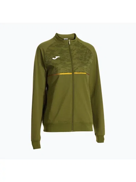 Běžecká mikina Joma Record III Full green zelená