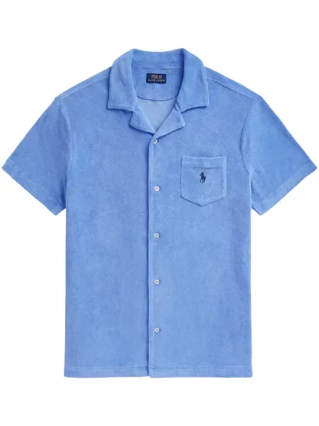 Πλεκτά τρέξιμο sneakers Polo Ralph Lauren με κορδόνια μωβ