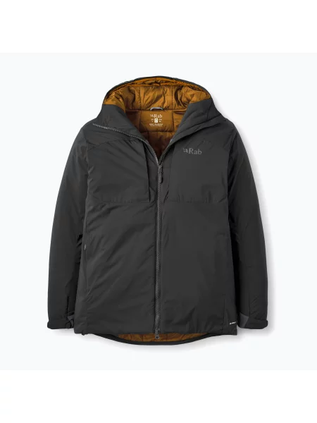 Мъжко ватирано яке Rab Xenair Alpine Jacket black черно