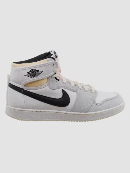 Кожаные кроссовки Jordan Air Jordan 1 серые