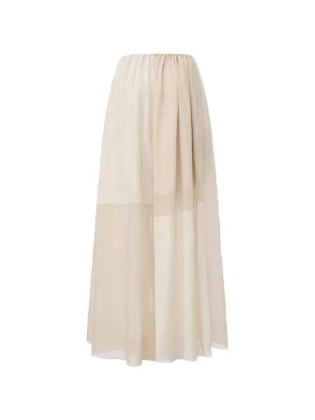 Pantaloni palazzo Elywood alb