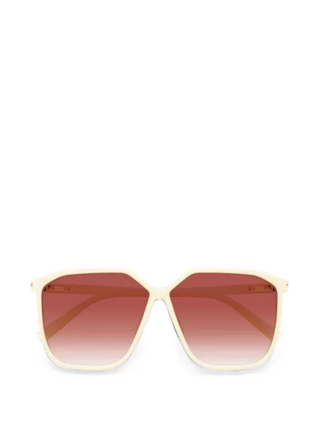 Ochelari de soare Valentino Garavani Eyewear cu imprimeu geometric alb