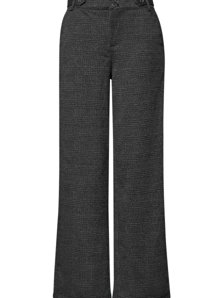 STREET ONE Pantaloni eleganți Emee gri închis negru