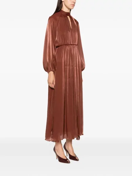 Rochie midi Philia Loft maro