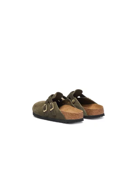Birkenstock Papucs Blair D-Buckle Sötétzöld