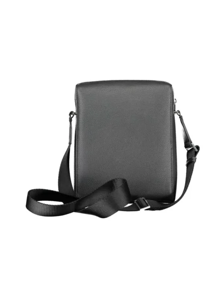Torba crossbody Calvin Klein skórzana czarna