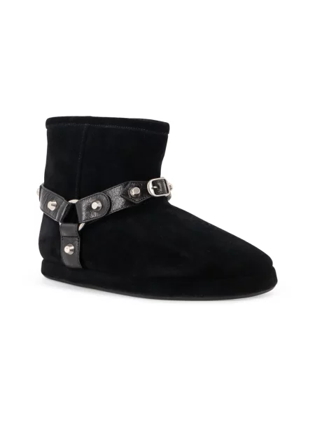 Buty do kostki Balenciaga skórzane czarne