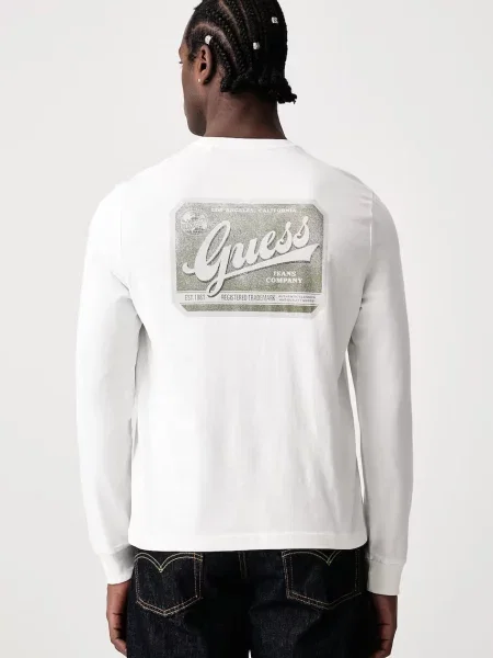 Guess Jeans longsleeve beżowa