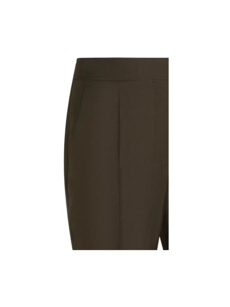 Spodnie Max Mara brązowe