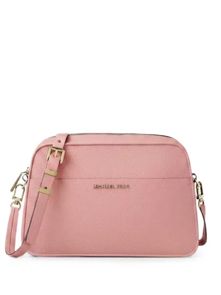 Велурен пуловер Michael Michael Kors розово