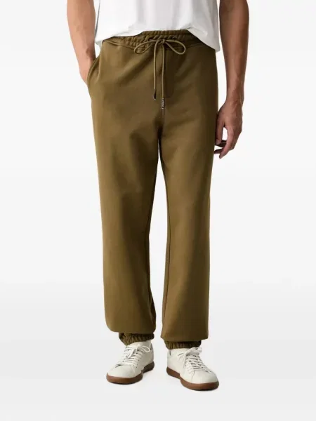 Pantaloni Iceberg alergare cu autograf cu cordon verde