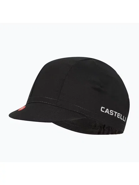 Шапка велосипедна Castelli Logo black чорна