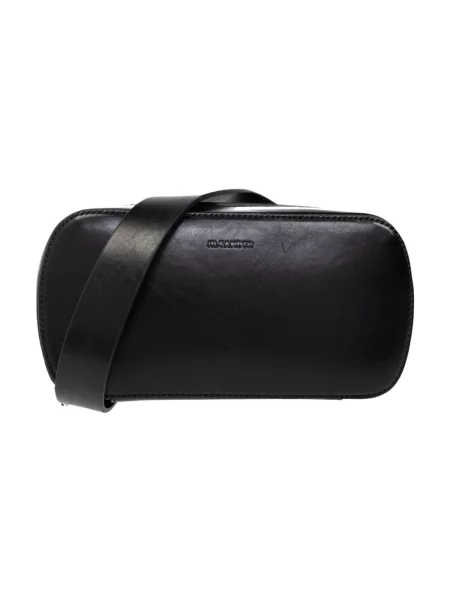 Torebka skórzana Jil Sander skórzana czarna