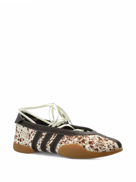 Sneakerși Adidas din dantelă cu broderie negru