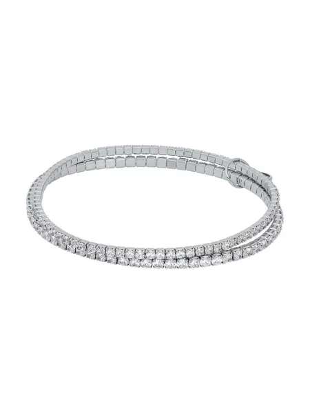 MICHAEL Michael Kors Karkötő BRILLIANCE ezüst / átlátszó
