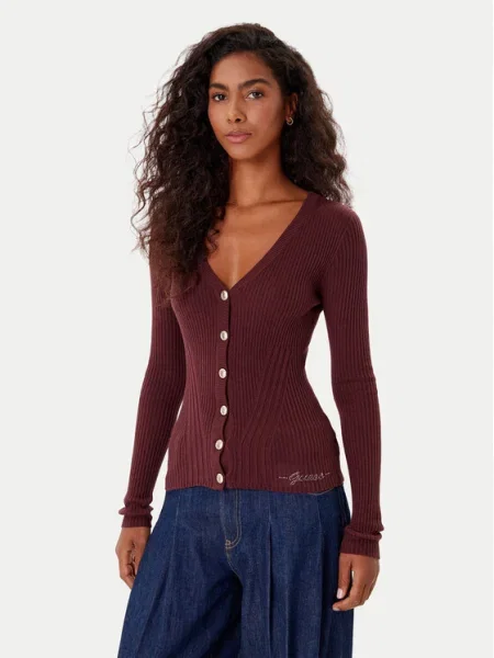 Guess Кардиган бордо
