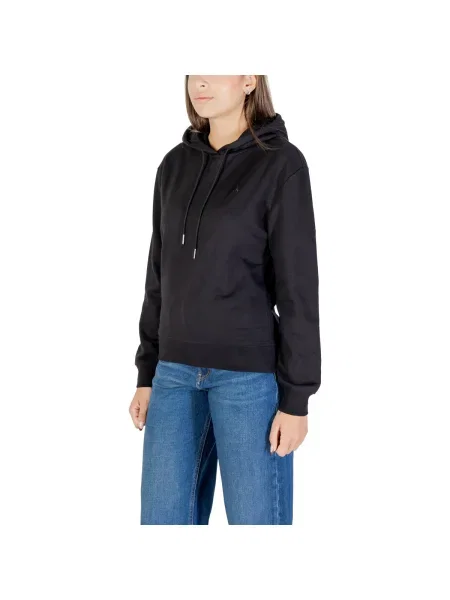 Geacă de blugi Calvin Klein Jeans din material terry negru