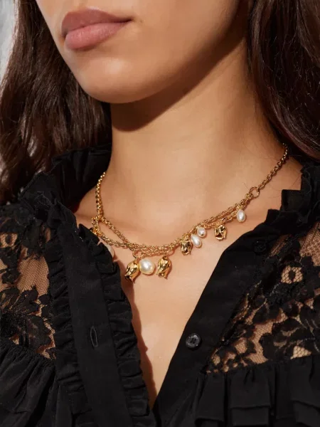 Colier Chloé cu perle