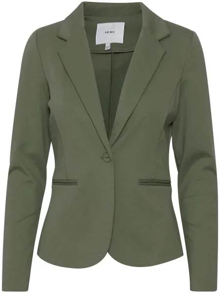 ICHI Sacou Kate închis verde