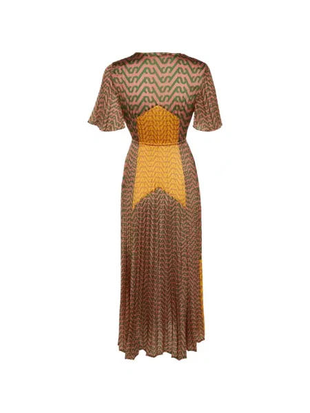 Rochie maxi Self-portrait roșu