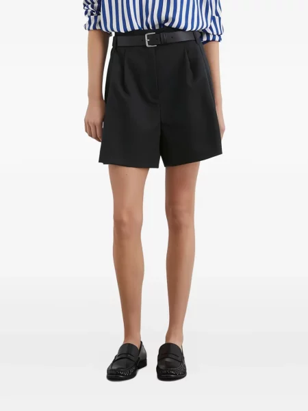 Pantaloni scurți Marc O'polo plisate negru