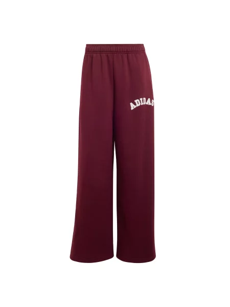 ADIDAS SPORTSWEAR Pantaloni sport roşu închis alb