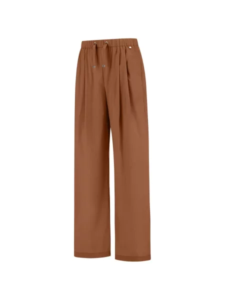 Pantaloni Herno cu cordon maro
