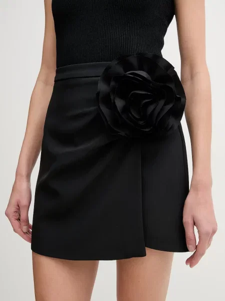 Gaudi szoknya mini egyenes fekete