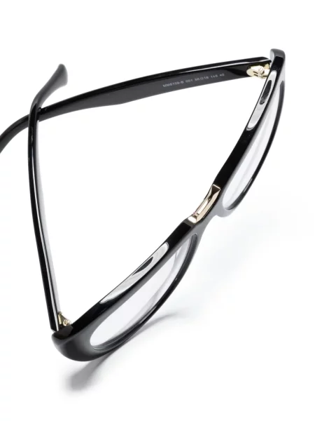 Слънчеви очила Max Mara Eyewear с принт черно