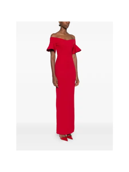 Sukienka maxi Solace London czerwona
