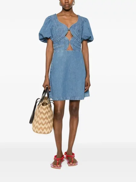 Rochie mini Farm Rio albastru