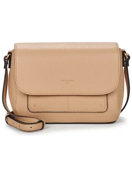 Crossbody torbica Hexagona bež
