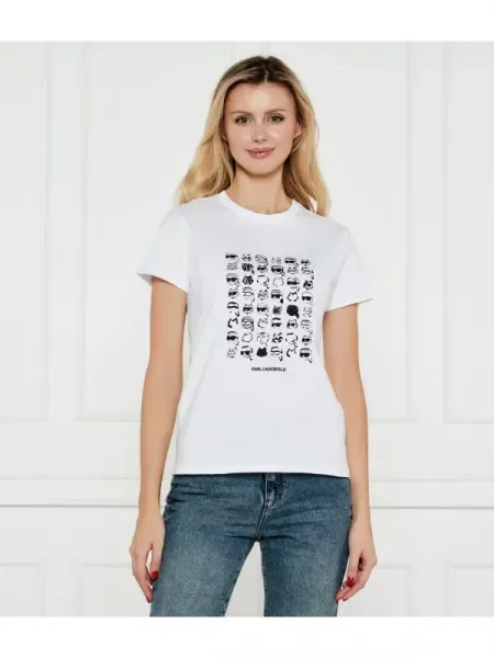 Karl Lagerfeld Póló IKON SEASONAL LOGO fehér