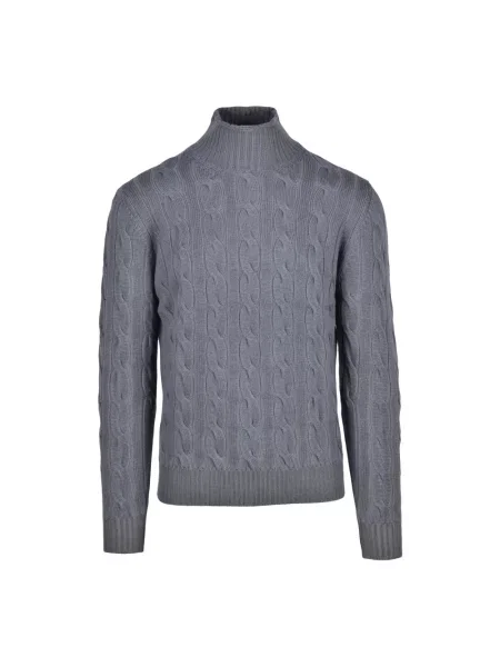 Sweter Kangra wełniany szary