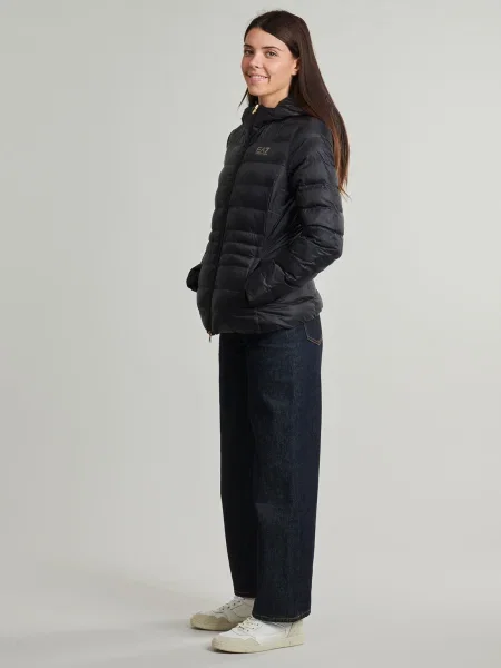 Geacă cu puf Emporio Armani Ea7 negru