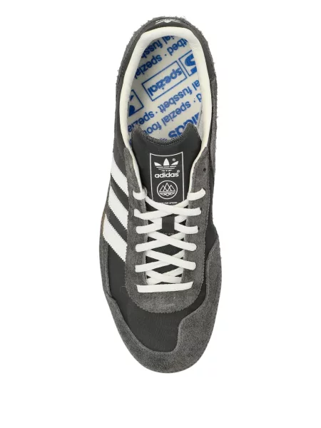 Semišové tenisky Adidas Gazelle s potiskem hnědé