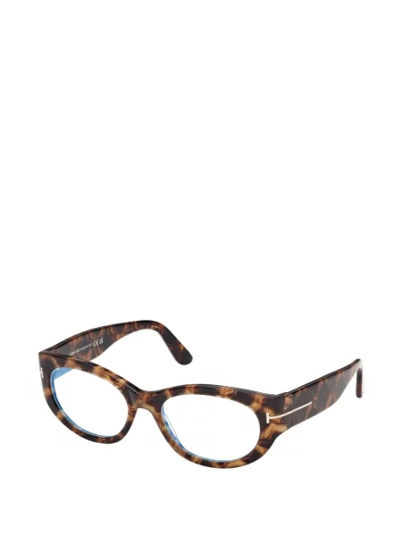 Ochelari de soare rotunzi Tom Ford Eyewear maro