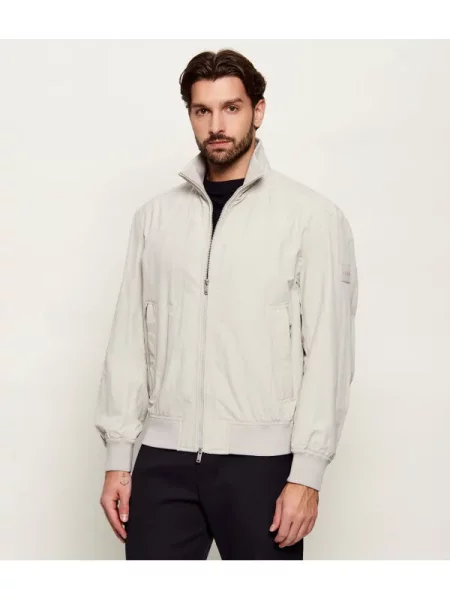 BOSS ORANGE Geacă bomber Opens | Relaxed fit bej