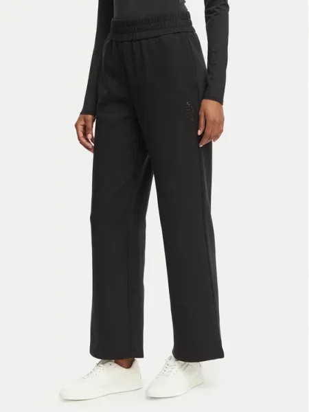 Teplákové kalhoty Armani Exchange černé