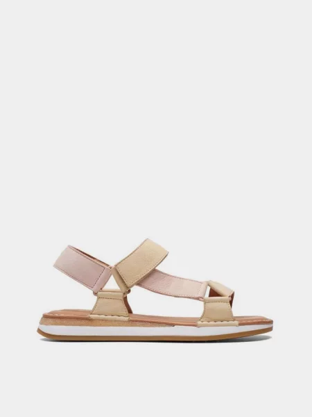 Нубукові Сандалії Clarks Leather CraftSun Sport персик
