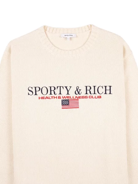 Pleteni džemper Sporty & Rich s autogramom