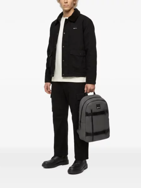 Rucsac Karl Lagerfeld Jeans din piele gri