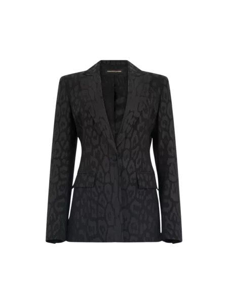 Marynarka Roberto Cavalli wełniana czarna