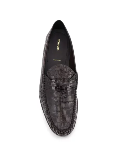 Pantofi loafer Tom Ford maro